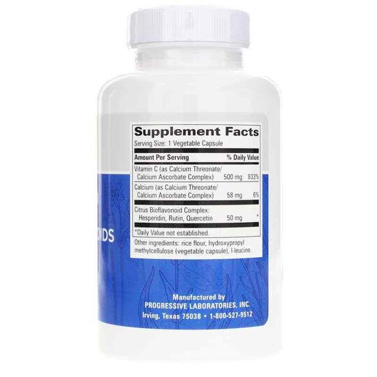C Buffered with Bioflavonoids, 90 Veg Capsules, PGL