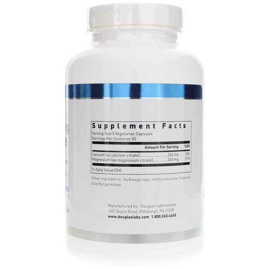 Cal/Mag Citrate, 250 Veg Capsules, DGL