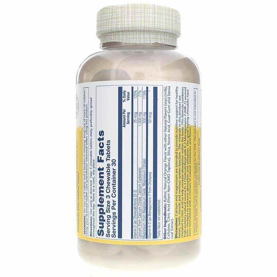 Cal-Mag Citrate Chewable 2:1 Ratio plus Vitamins D-3 &, SLR