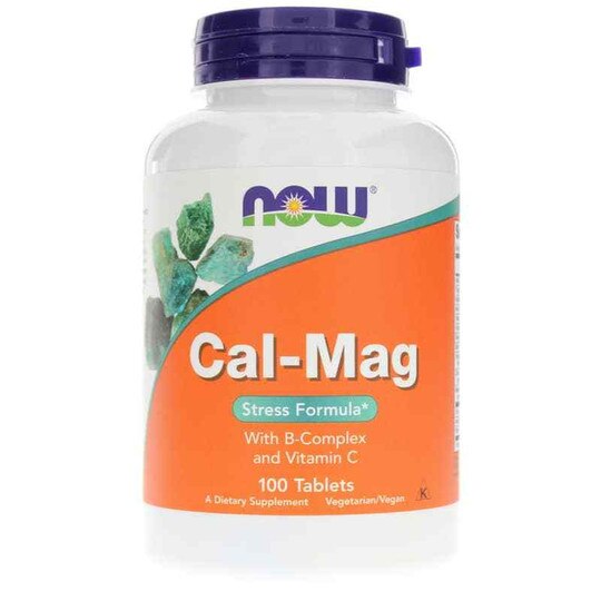 Cal-Mag Stress Formula, 100 Tablets, NOW