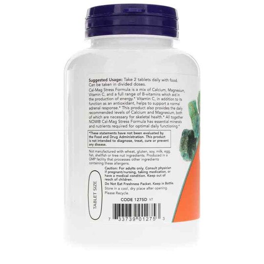 Cal-Mag Stress Formula, 100 Tablets, NOW