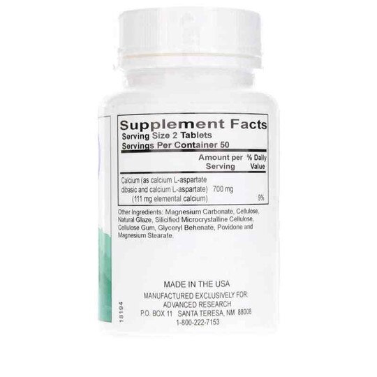 Calcium Aspartate 350 Mg, 100 Tablets, ADR