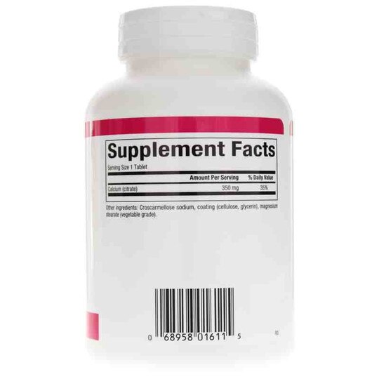 Calcium Citrate 350 Mg, 90 Tablets, NF