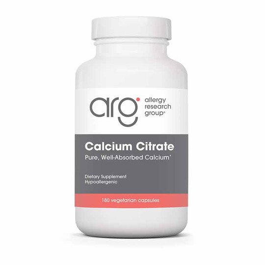 Calcium Citrate, 180 Veg Capsules, ARG