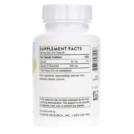Calcium D-Glucarate, 90 Veg Capsules, THR
