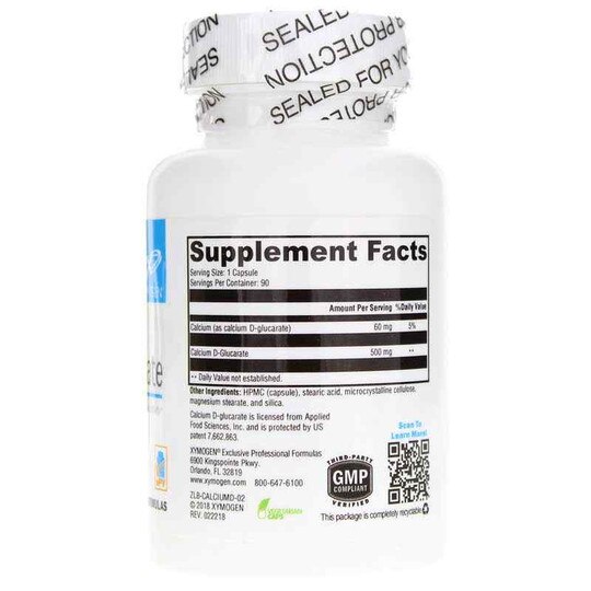 Calcium D-Glucarate, 90 Veg Capsules, XYM