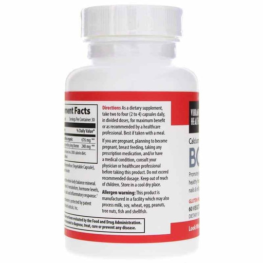 Calcium Fructoborate Boron, 60 Veg Capsules, VBH