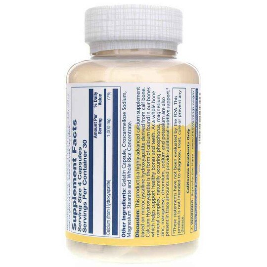 Calcium Hydroxyapatite 1,000 Mg, 120 Capsules, SLR