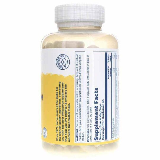 Calcium Magnesium 2:1 Ratio, 180 Veg Capsules, SLR