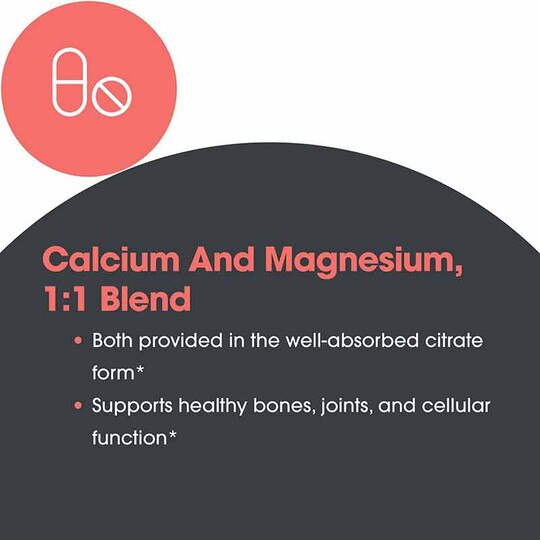 Calcium Magnesium Citrate, 100 Veg Capsules, ARG