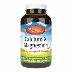 Calcium & Magnesium Gels, Carlson Labs