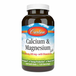 Calcium & Magnesium Gels, Carlson Labs 1