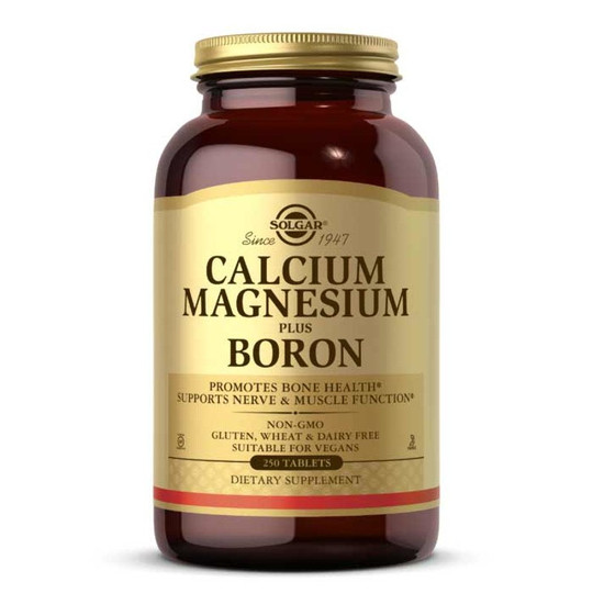 Calcium Magnesium plus Boron, 250 Tablets, SLG