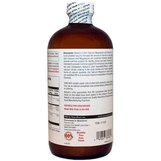 Calcium Magnesium Super ABSORBeze in Natural Orange Fla, NTL
