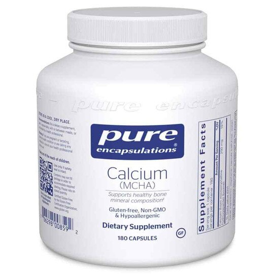 Calcium (MCHA), 180 Capsules, PEC