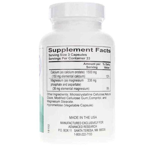 Calcium Orotate, 100 Capsules, ADR