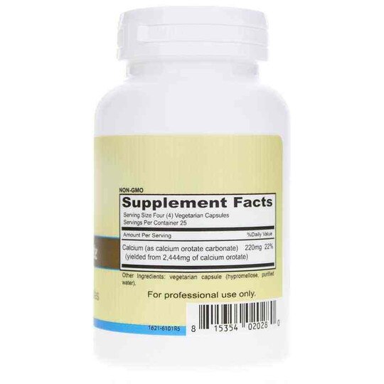Calcium Orotate, 100 Veg Capsules, PRTO