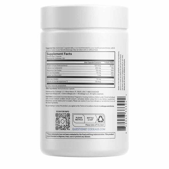 Calcium Pro+, 120 Capsules, CDE