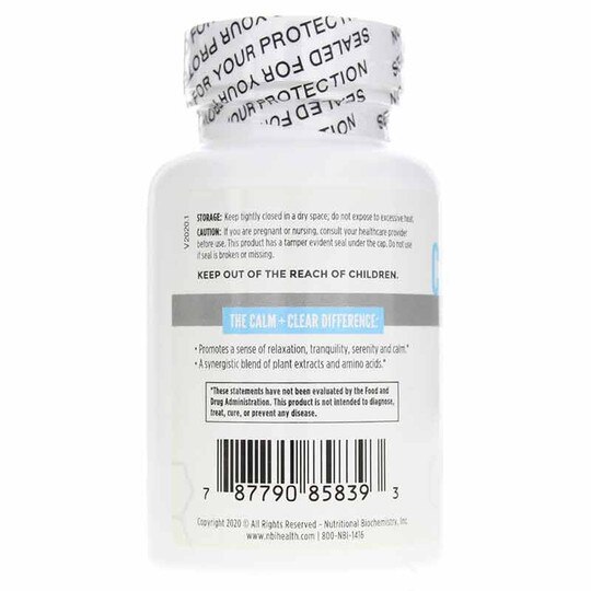 Calm + Clear, 60 Capsules, NBI