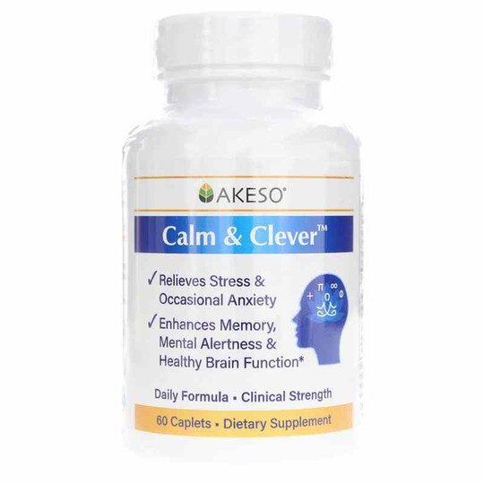 Calm & Clever, 60 Caplets, AKS