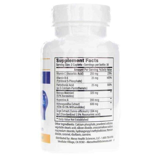 Calm & Clever, 60 Caplets, AKS