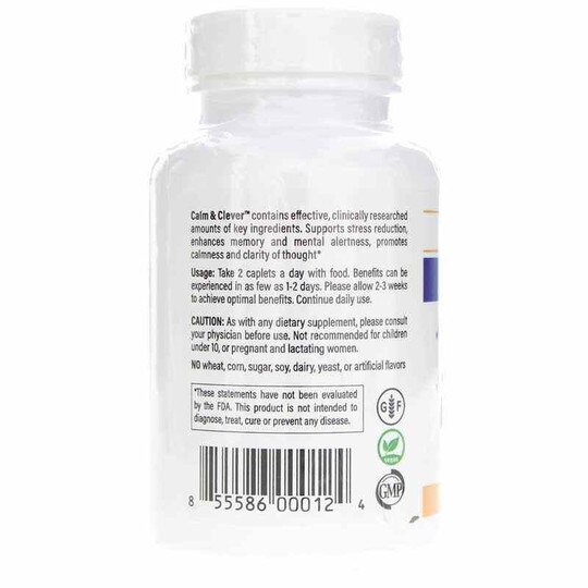 Calm & Clever, 60 Caplets, AKS