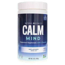 CALM Mind Magnesium + L-Theanine Powder Unflavored 1