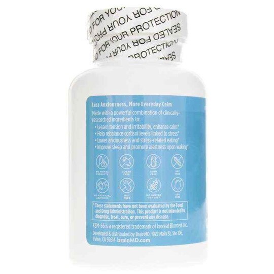 Calm My Brain, 90 Vegan Capsules, BMD