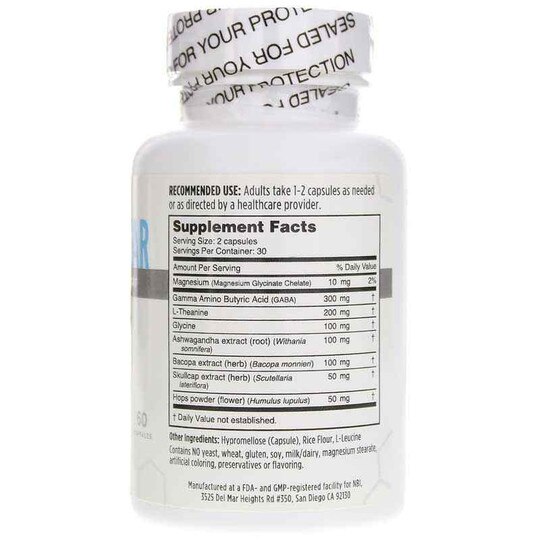 Calm + Clear, 60 Capsules, NBI