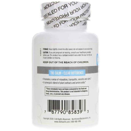 Calm + Clear, 60 Capsules, NBI