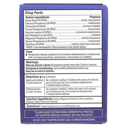 Calms Forte Sleep Aid, 100 Tablets, HYL