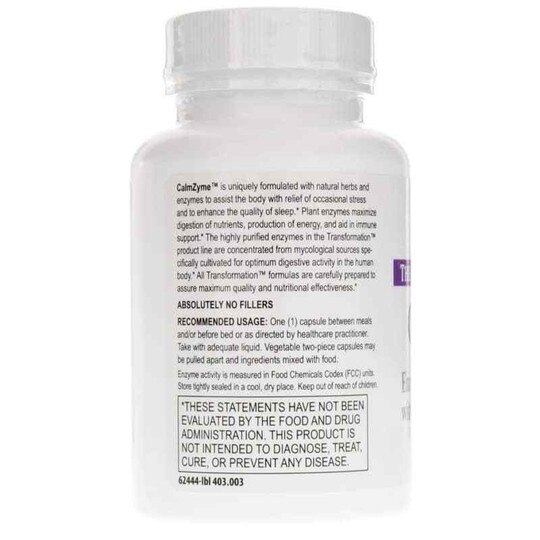 CalmZyme, 100 Capsules, TSE