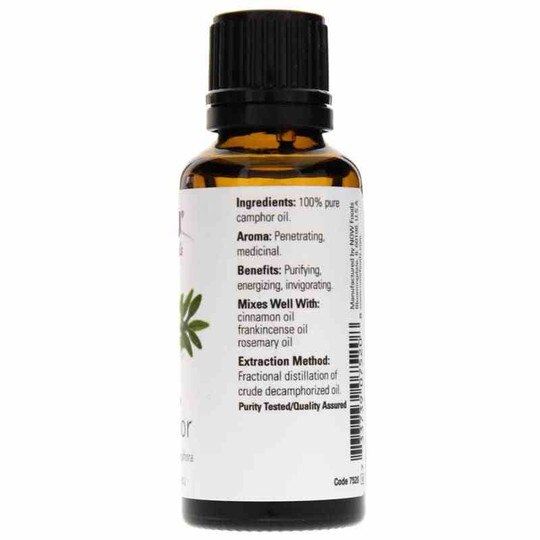 Camphor Essential Oil, 1 Oz, NOW
