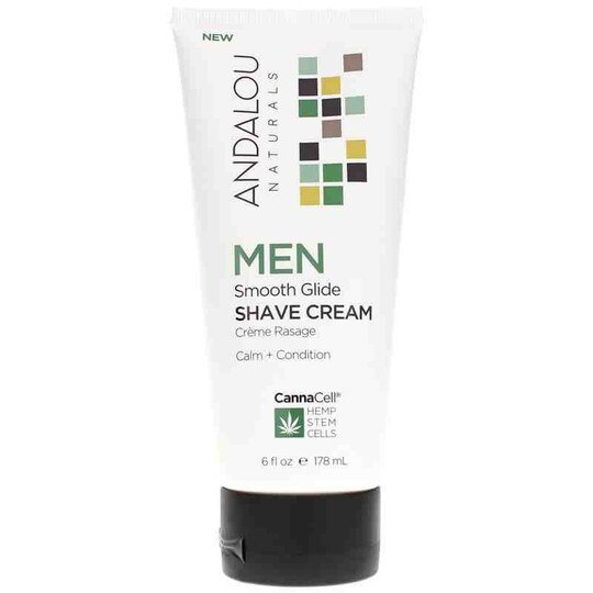 CannaCell Men Smooth Glide Shave Cream, 6 Oz, ADN