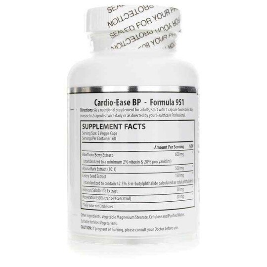Cardio-Ease BP, 120 Veg Capsules, BSP