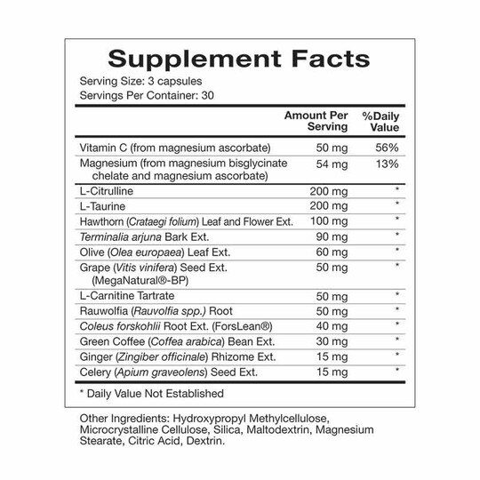 Cardio Tonic-BP, 90 Capsules, NHP