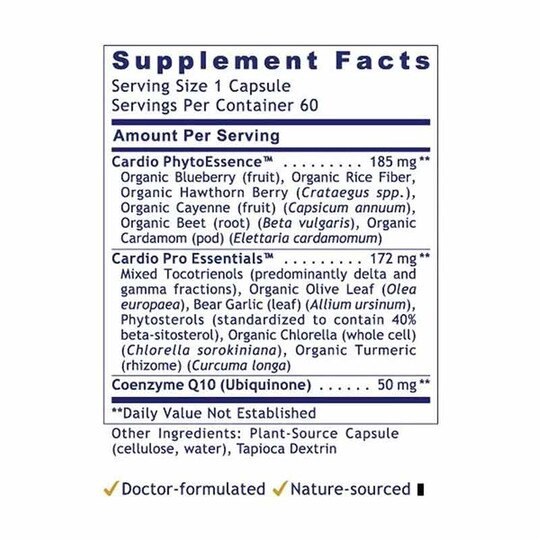 CardioVen With CoQ-10 50 Mg Cardiovascular Support, 60, PRL