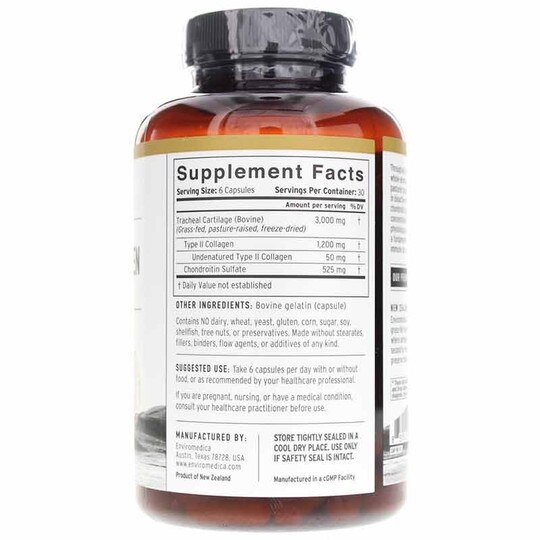 Cartilage Collagen 500 Mg, 180 Capsules, ENV