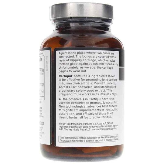 Cartiquil with Meriva Curcumin and ApresFLEX Boswellia,, QOL