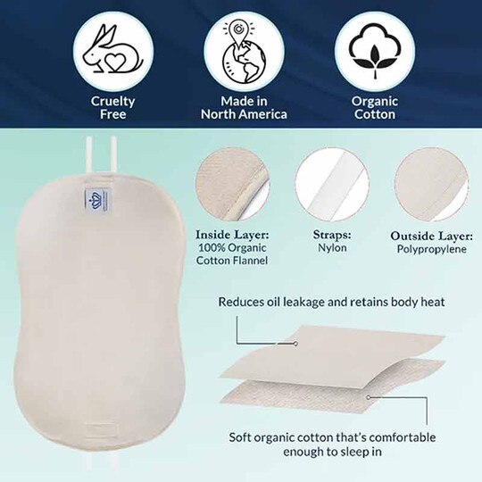 Castor Oil Pack For Back & Abdomen, QOT