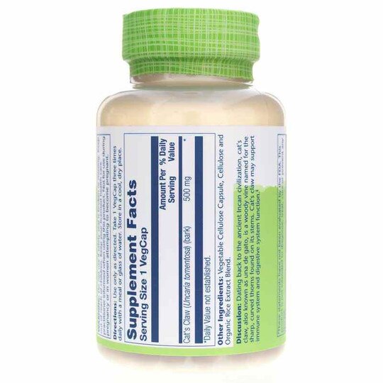 Cat's Claw 500 Mg, 100 Veg Capsules, SLR