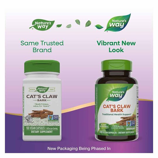 Cat's Claw Bark, 100 Vegan Capsules, NWA