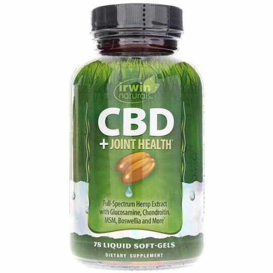 CBD + Joint Health, 78 Liquid Softgels, IRN