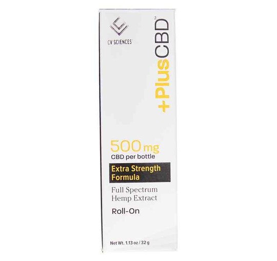 CBD Oil Hemp Roll-On 500 Mg Extra Strength, 1 Oz, PCBD