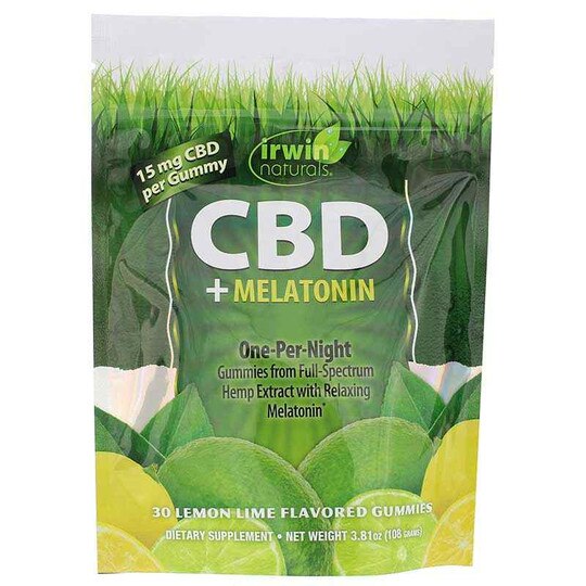 CBD + Melatonin Gummies, 30 Gummies, IRN