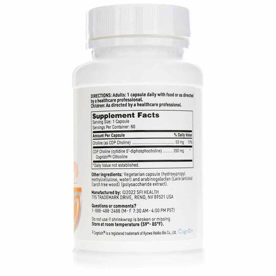 CDP Choline, 60 Capsules, KL