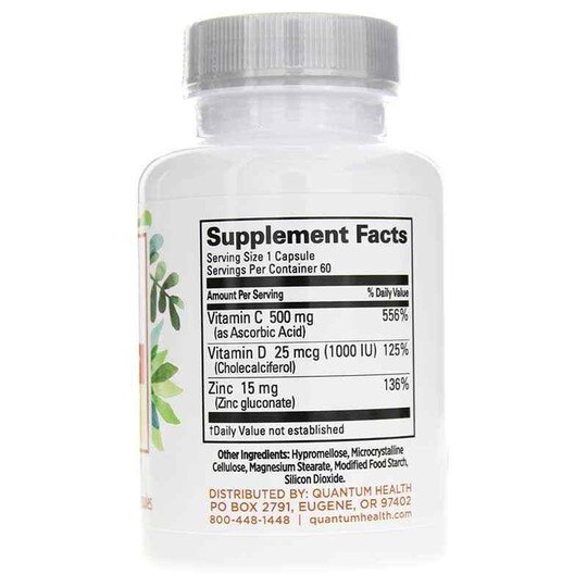 CDZ Immune Support, 60 Capsules, QHT