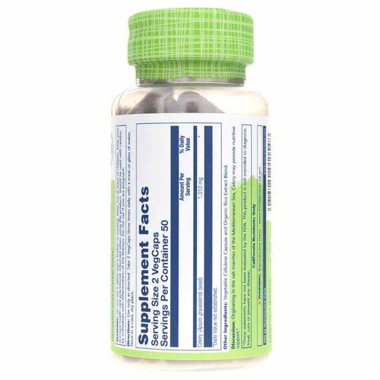 Celery Seed 505 Mg, 100 Veg Capsules, SLR