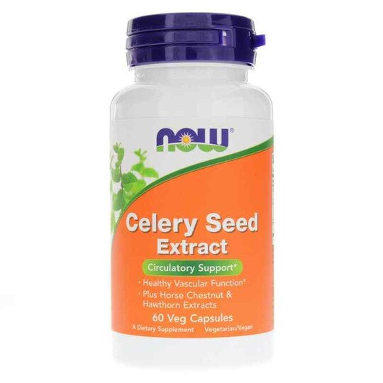 Celery Seed Extract, 60 Veg Capsules, NOW