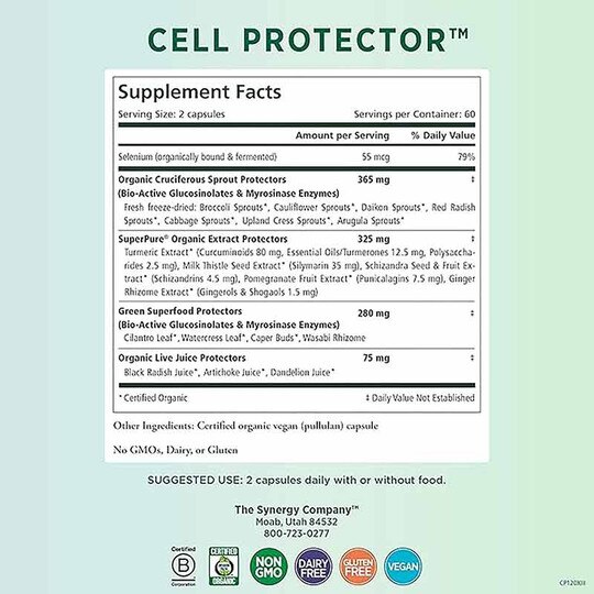 Cell Protector Capsules, 120 Veg Capsules, PSY